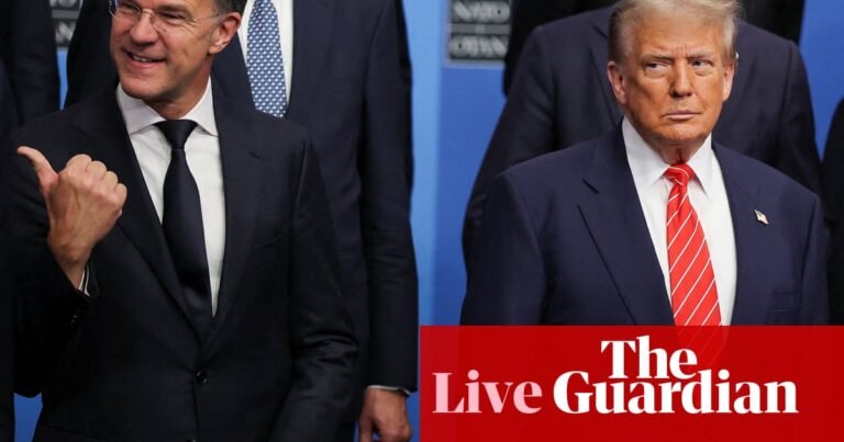 Nato leaders confirm defence spending will rise to 5% of GDP and say support for members is ‘ironclad’ – Europe live | Nato