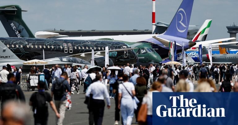 Paris airshow in subdued mood after deadly Air India crash | Airline industry