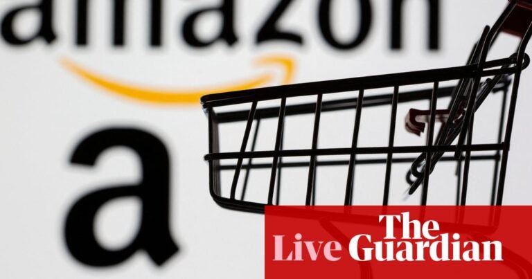 UK grocery watchdog investigating Amazon over alleged supplier payment delays; company insolvencies jump – business live | Business