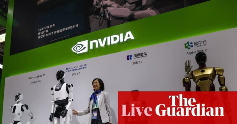 China welcomes resumption of Nvidia H20 AI chip sales; Japan warns tariffs ‘not right tool’ – business live | Business