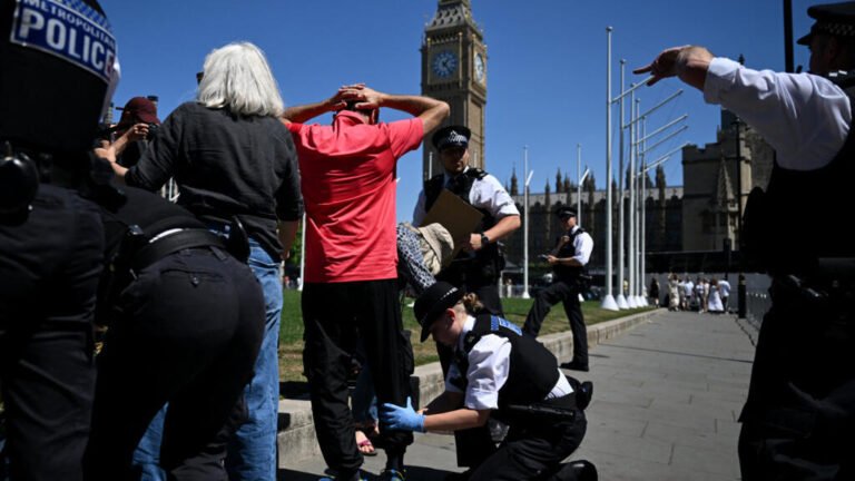 Over 70 arrested in UK at protests in support of banned Palestine Action group