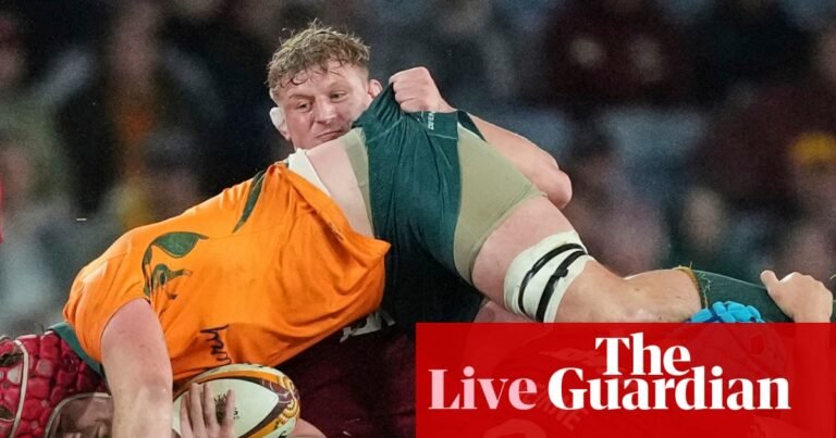 Australia v British & Irish Lions: third Test resumes after weather delay – live | Lions tour 2025